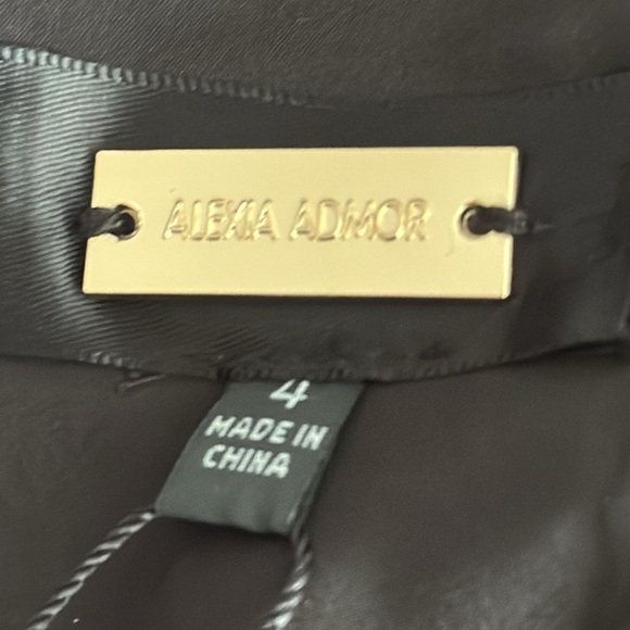 ALEXIA ADMOR Bow Tie Strapless Black‎ Sheath Dress Cocktail Party Wedding size 4 - Picture 9 of 11